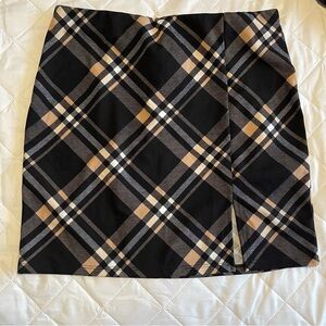 Plaid Mini Skirt